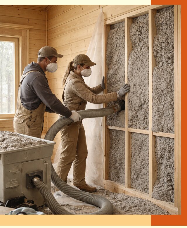 Утепление дачного дома эковатой в Волгограде от 1507 руб./м2 — комплексно, ТепломастерВлг