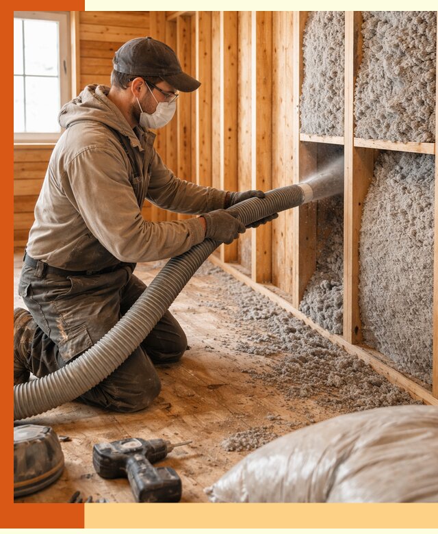 Утепление дачного дома эковатой в Волгограде — быстро и надёжно