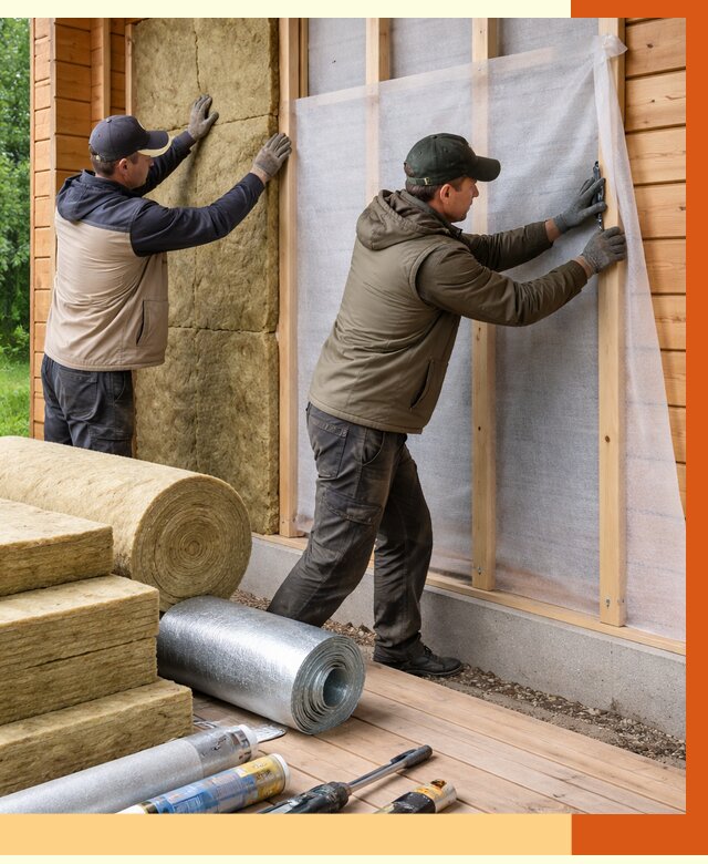 Утепление дома из двойного бруса в Волгограде от 4988 руб./м² — ТепломастерВлг под ключ