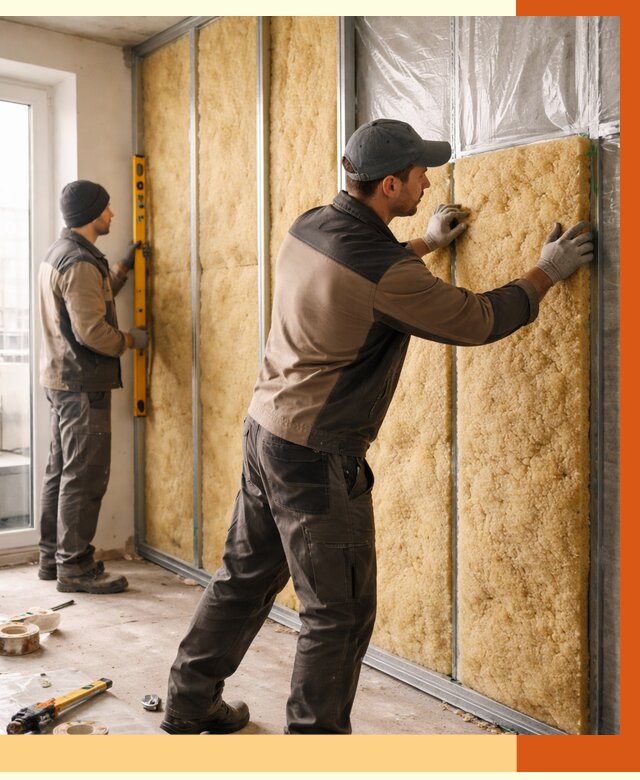 Утепление квартиры изнутри в Волгограде от 4520 руб. за м2 | Проф. работы ТепломастерВлг