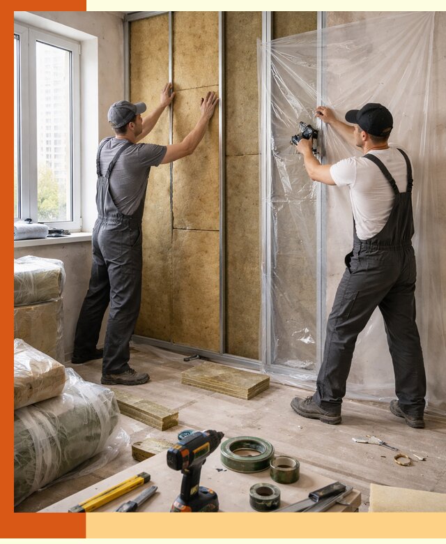 Утепление квартиры изнутри профессионально в Волгограде