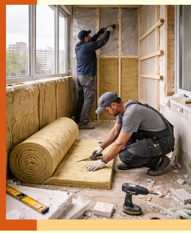 Утепление балкона под ключ в Волгограде качественно и быстро