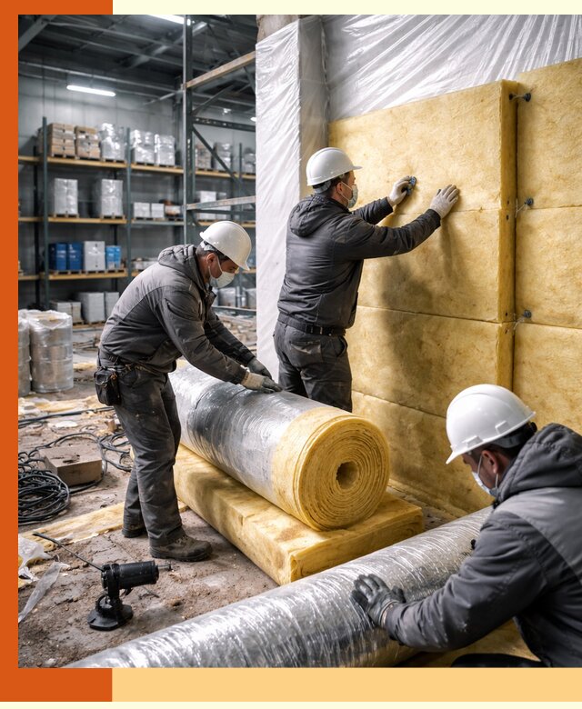 Утепление склада химсырья в Волгограде: безопасная и эффективная изоляция