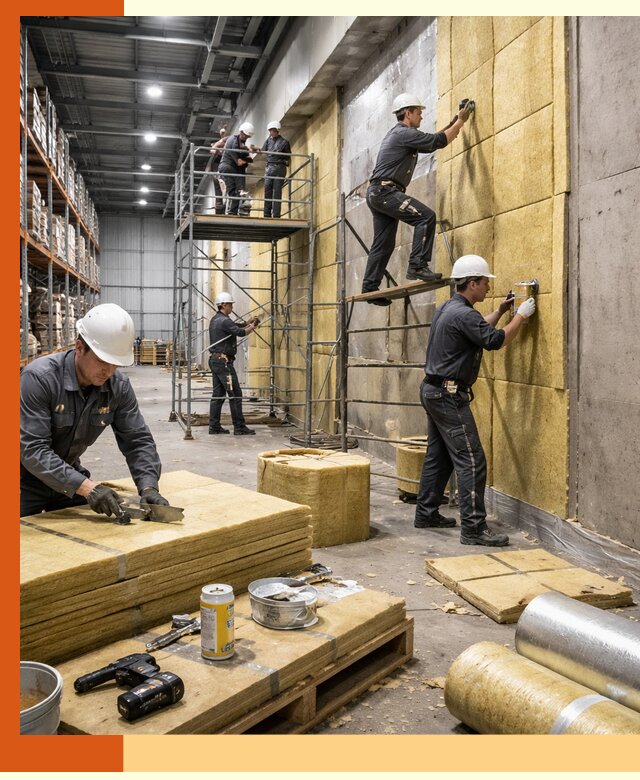 Утепление логистического центра в Волгограде качественно и экономично