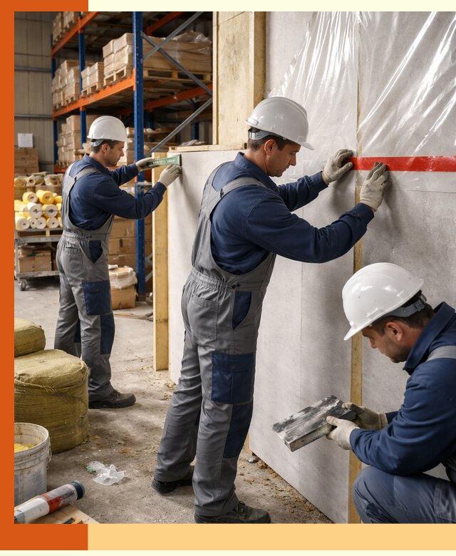 Утепление теплого склада под ключ в Волгограде