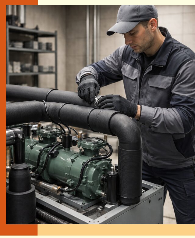 Утепление холодильного агрегата и теплоизоляция в Волгограде