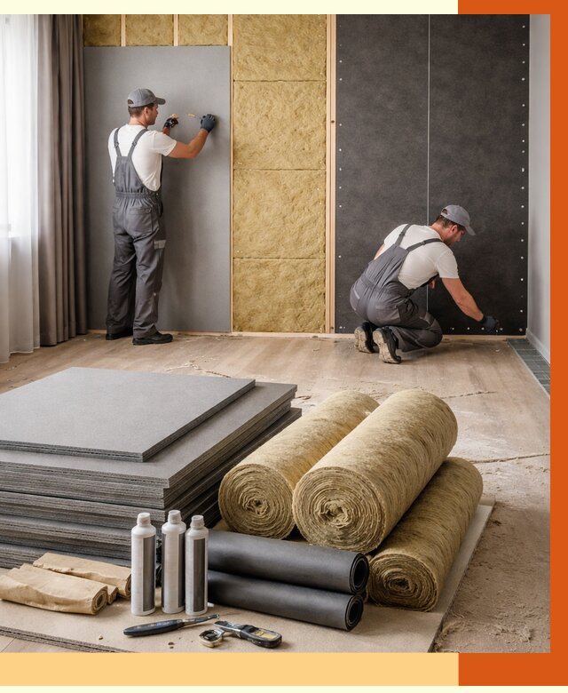 Шумоизоляция дома в Волгограде от 4676 руб/м2 — комплексная звукоизоляция под ключ | ТепломастерВлг