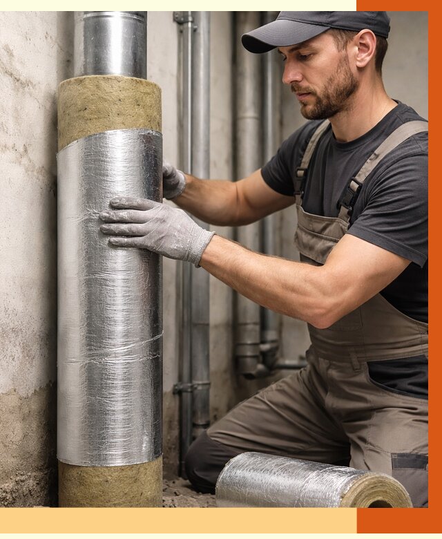 Шумоизоляция труб в Волгограде от 1247 руб. — шумоподавление и звукоизоляция труб | ТепломастерВлг