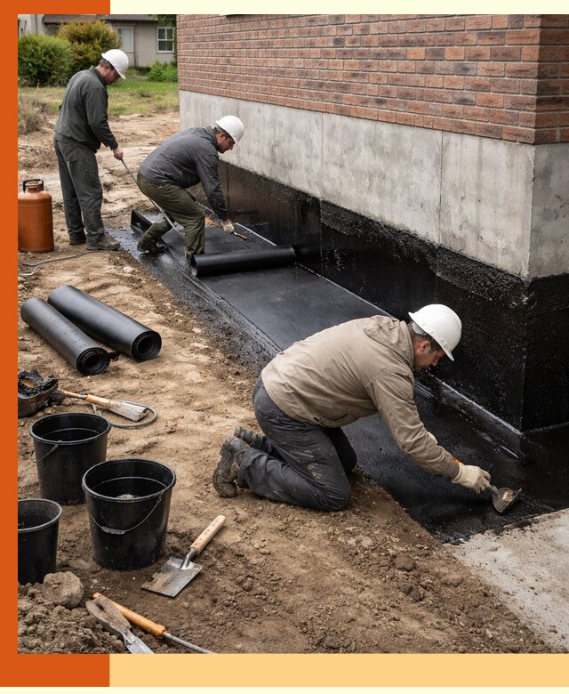 Гидроизоляция фундамента в Волгограде: надежная защита строений