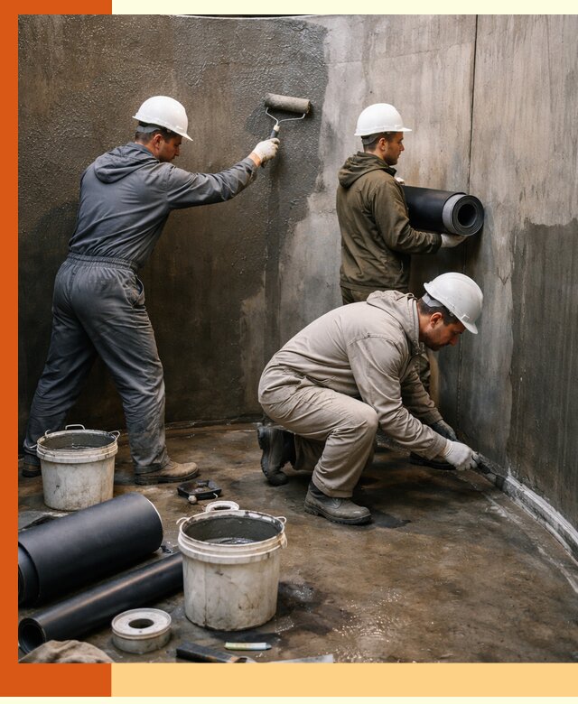 Гидроизоляция резервуара профессионально в Волгограде