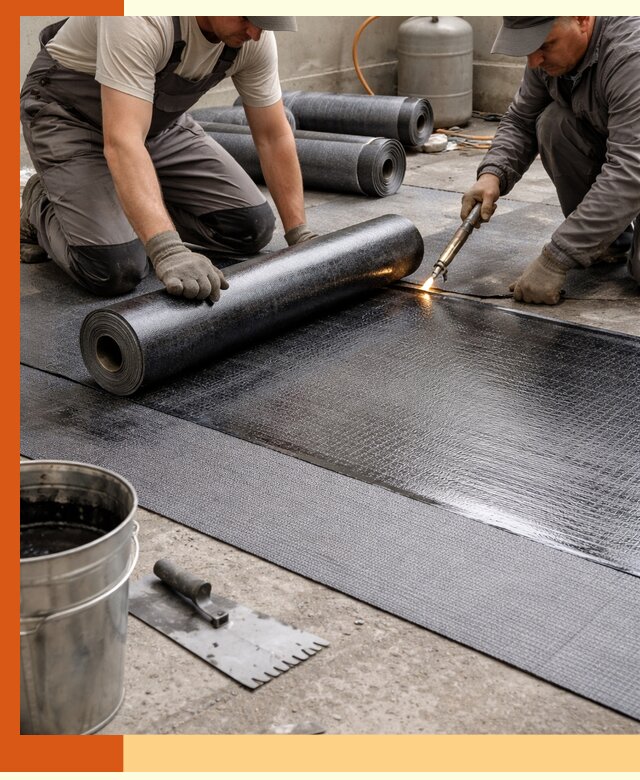 Монтаж гидроизоляционной мембраны в Волгограде для зданий и конструкций