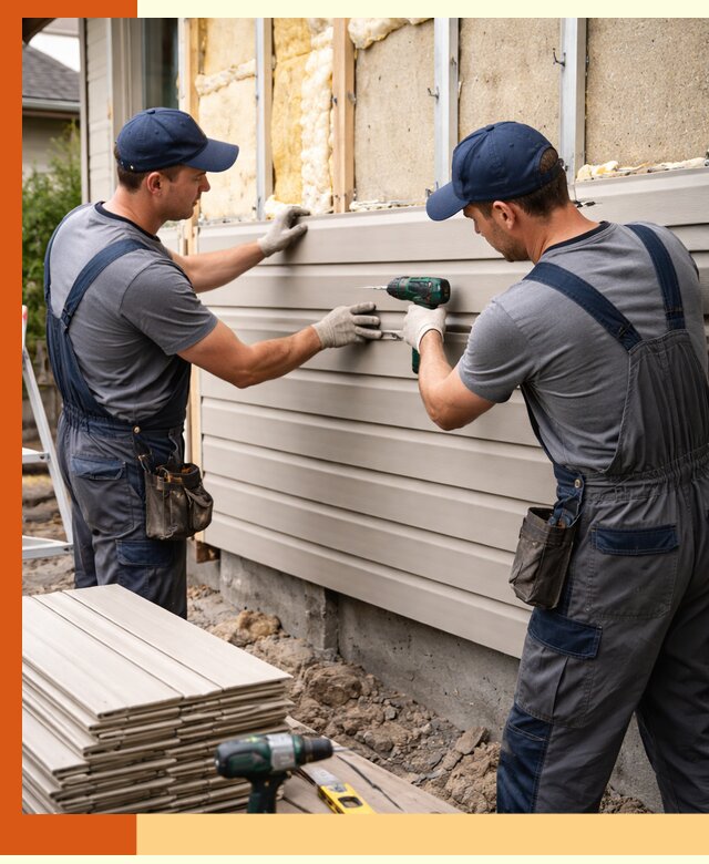 Монтаж сайдинга после утепления в Волгограде качественно и надежно